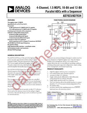 AD7933BRUZ datasheet  